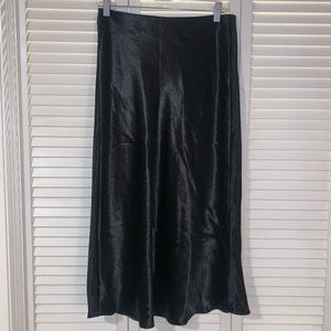 Black maxi skirt